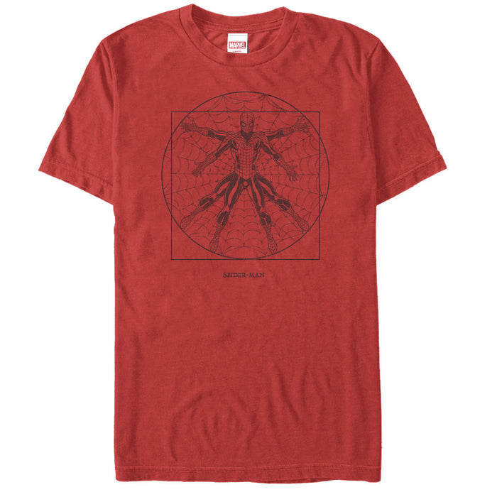 fifth sun Men's Marvel Spider-Man Double Art T-Shirt