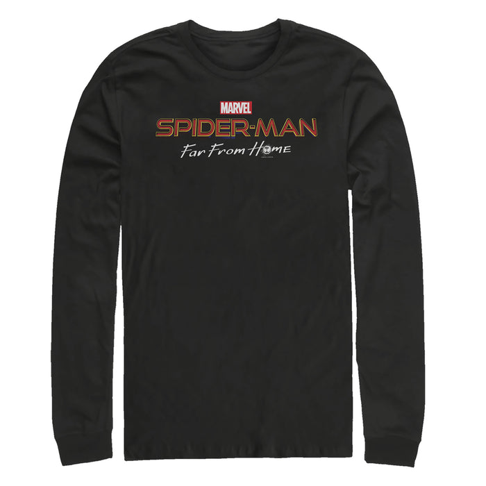 fifth sun Men's Marvel Spider-Man: Far From Home Classic Logo Long Sleeve Shirt