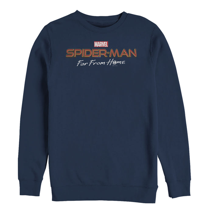 fifth sun Men's Marvel Spider-Man: Far From Home Classic Logo Sweatshirt
