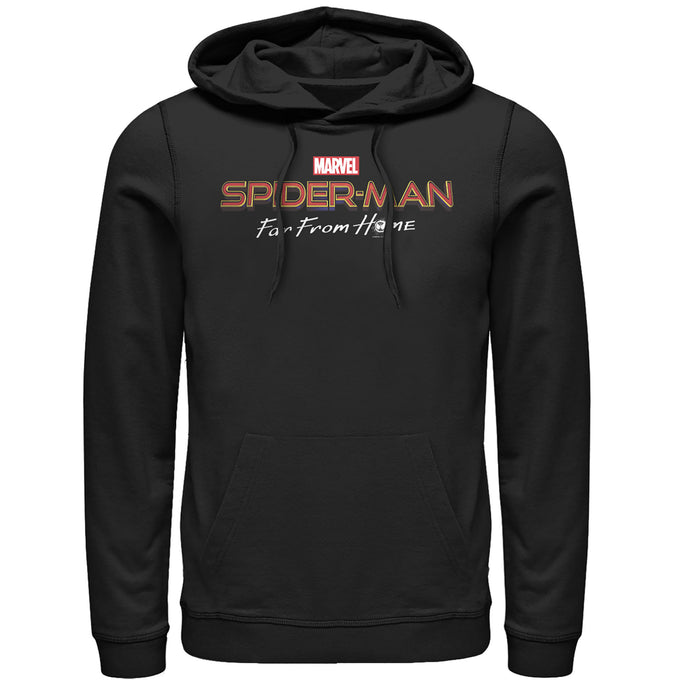fifth sun Men's Marvel Spider-Man: Far From Home Classic Logo Pull Over Hoodie
