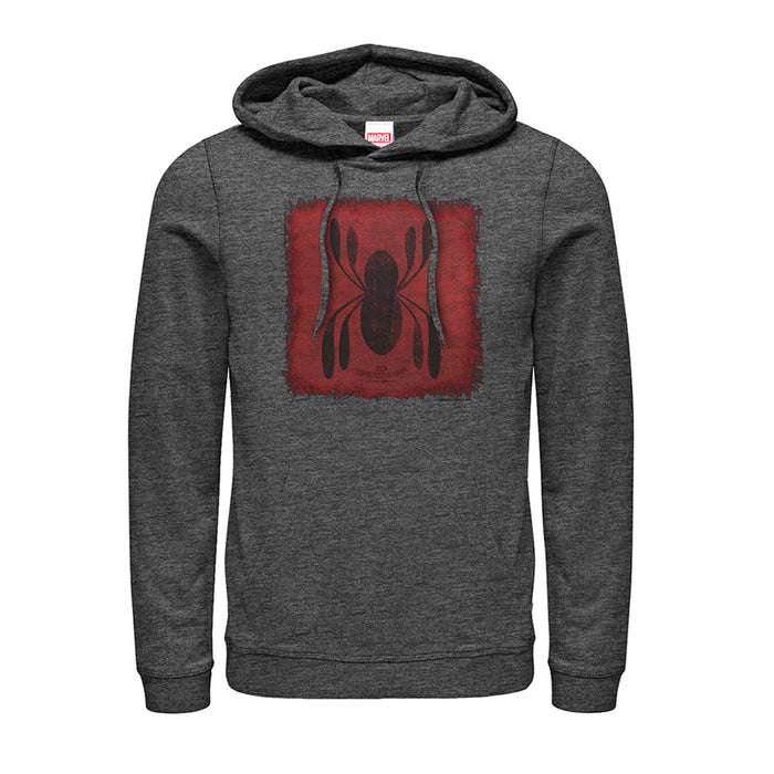 fifth sun Men's Marvel Spider-Man: Homecoming Logo Patch Pull Over Hoodie