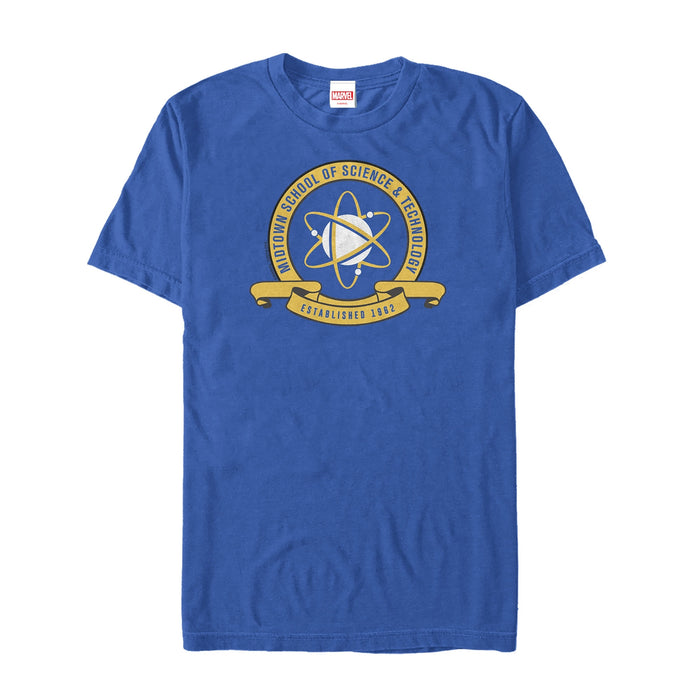 fifth sun Men's Marvel Spider-Man: Homecoming Midtown School Crest T-Shirt
