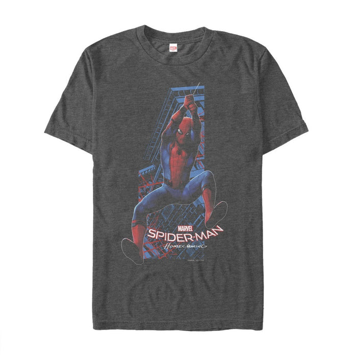 fifth sun Men's Marvel Spider-Man: Homecoming Swing T-Shirt