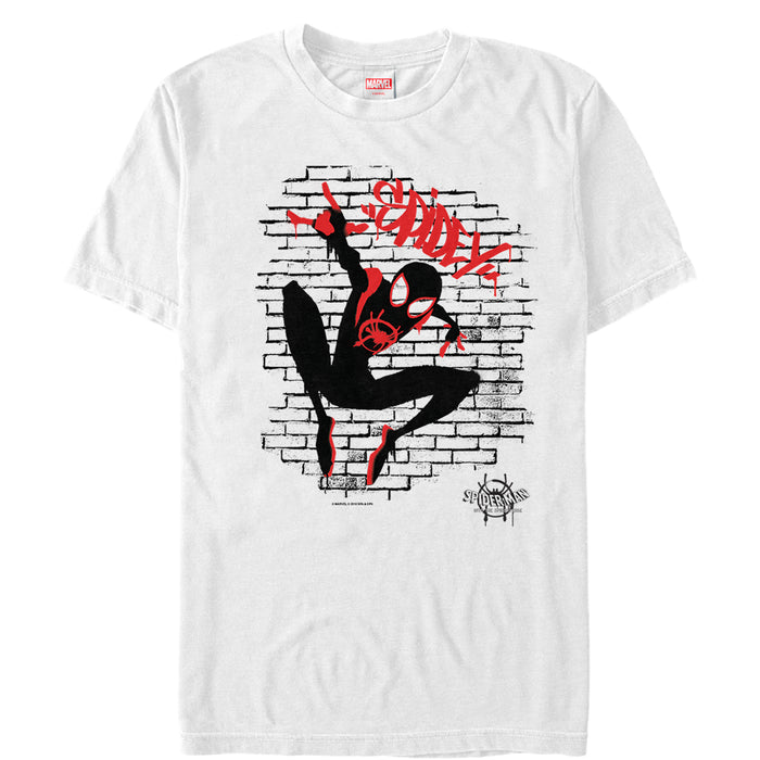 fifth sun Men's Marvel Spider-Man: Into the Spider-Verse Brick T-Shirt