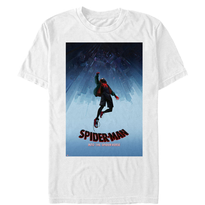 fifth sun Men's Marvel Spider-Man: Into the Spider-Verse Fall T-Shirt