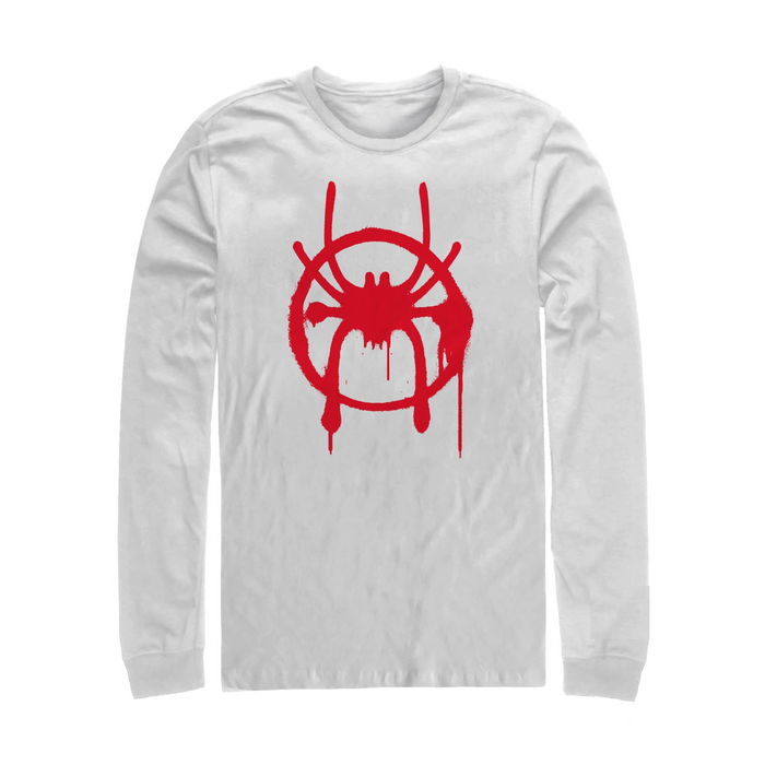 Fifth Sun Men's Marvel Spider-Man: Into The Spider-Verse Symbol Long Sleeve Shirt