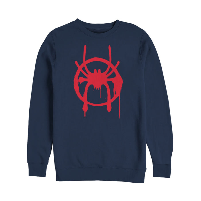 Fifth Sun Men's Marvel Spider-Man: Into The Spider-Verse Symbol Sweatshirt