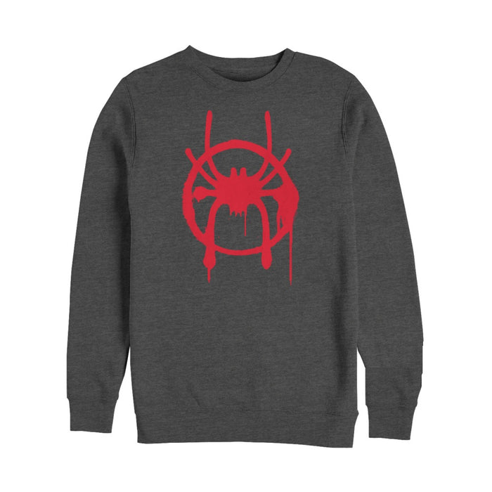 Fifth Sun Men's Marvel Spider-Man: Into The Spider-Verse Symbol Sweatshirt