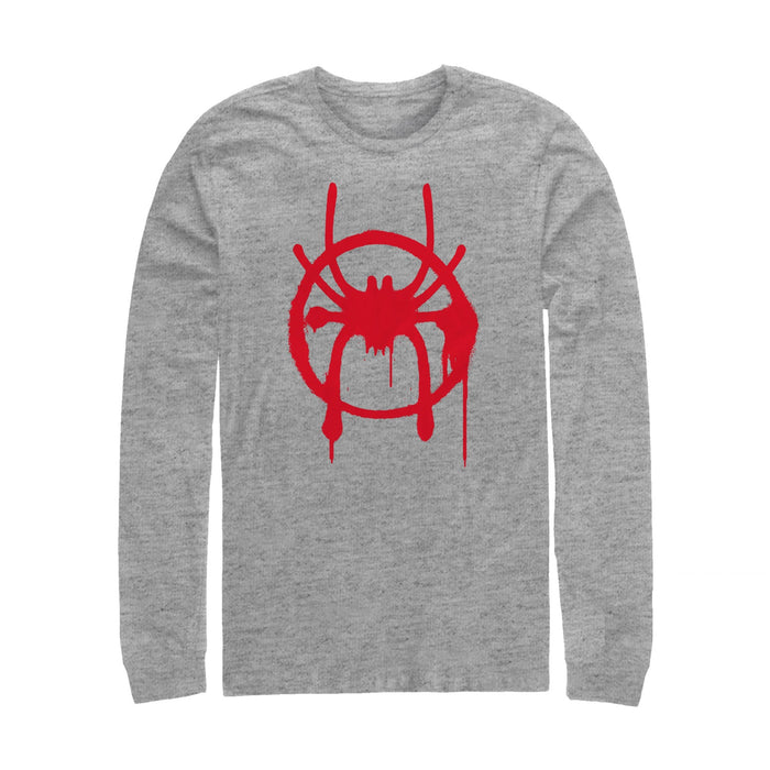 Fifth Sun Men's Marvel Spider-Man: Into The Spider-Verse Symbol Long Sleeve Shirt