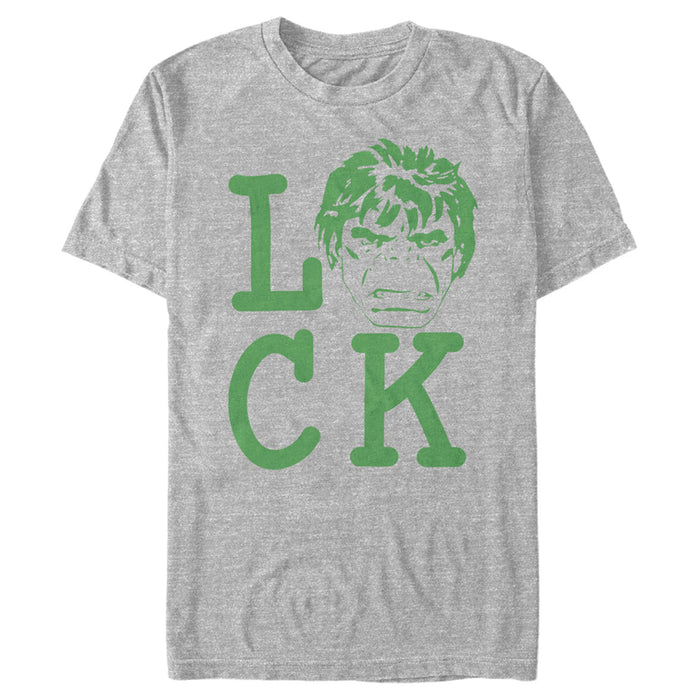 fifth sun Men's Marvel St. Patrick's Day Hulk Luck T-Shirt