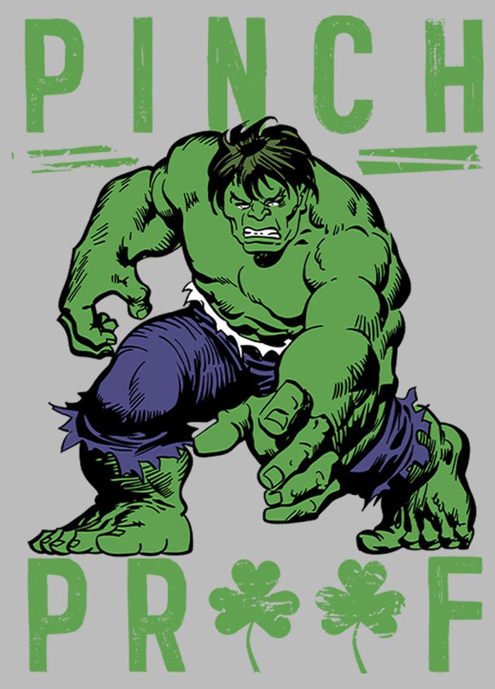 Fifth Sun Men's Marvel St. Patrick's Day Hulk Pinch Proof T-Shirt