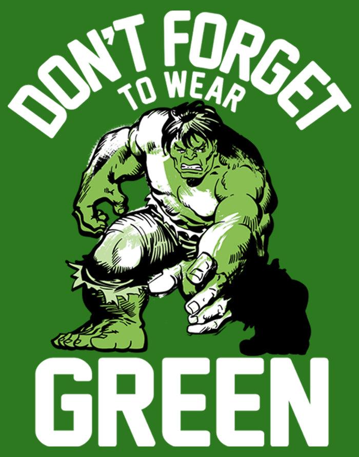 Fifth Sun Men's Marvel St. Patrick's Day Hulk Wears Green Sweatshirt