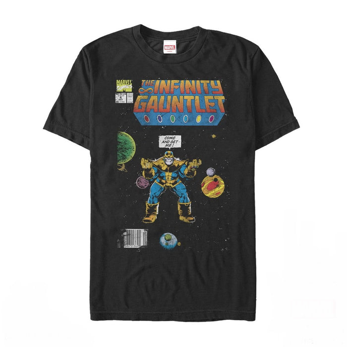 fifth sun Men's Marvel Thanos Infinity Gauntlet Comic Book T-Shirt
