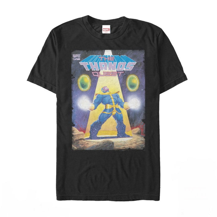 fifth sun Men's Marvel Thanos Quest Comic Book T-Shirt