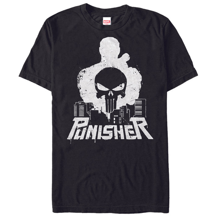 fifth sun Men's Marvel The Punisher Cityscape T-Shirt