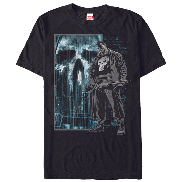 fifth sun Men's Marvel The Punisher in Shadows T-Shirt