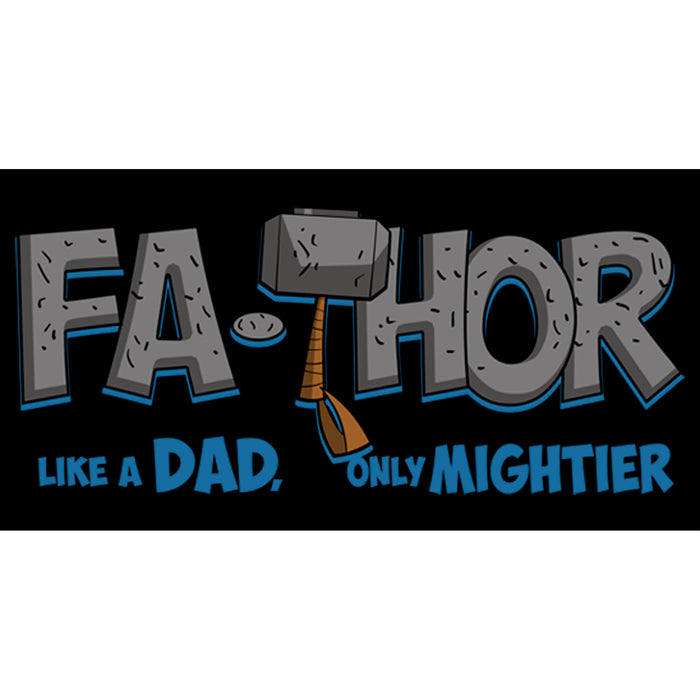Fifth Sun Men's Marvel Thor Only Mightier Fa-Thor T-Shirt