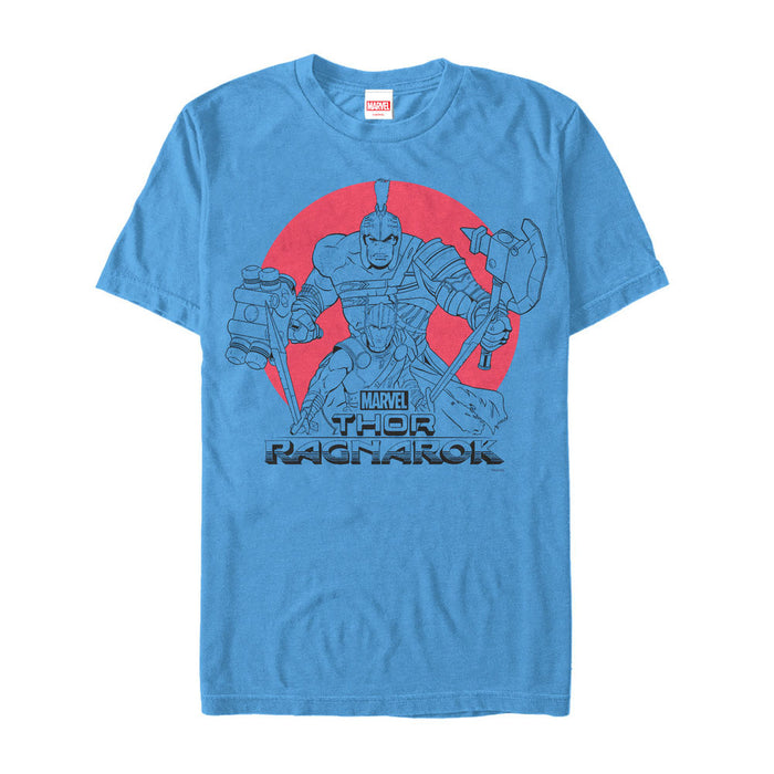 fifth sun Men's Marvel Thor: Ragnarok Hulk Sunset T-Shirt