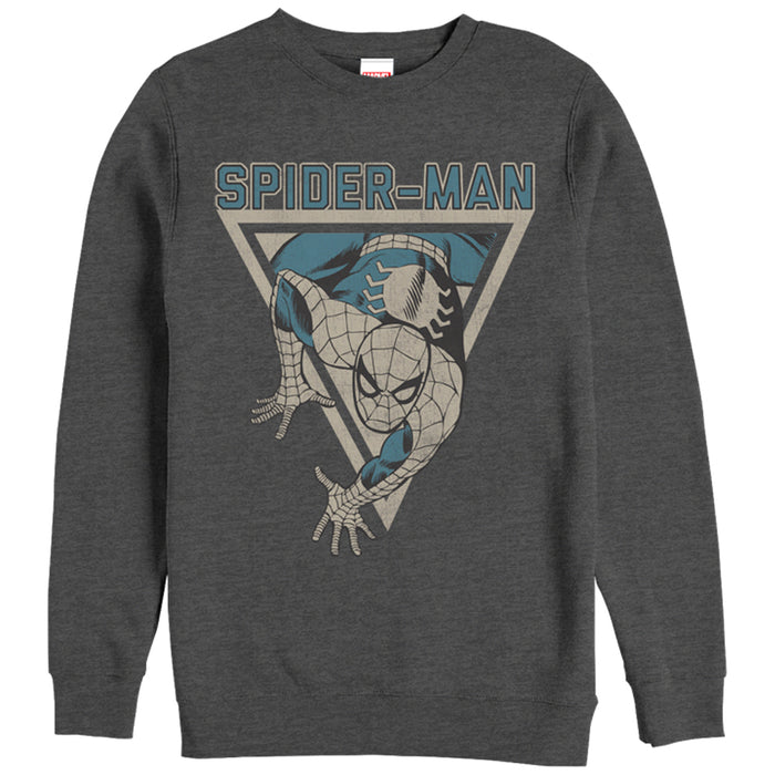 fifth sun Men's Marvel Triangle Spider-Man Sweatshirt