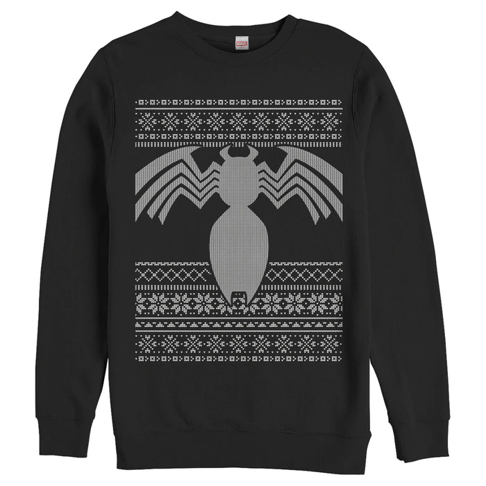 fifth sun Men's Marvel Ugly Christmas Venom Sweatshirt