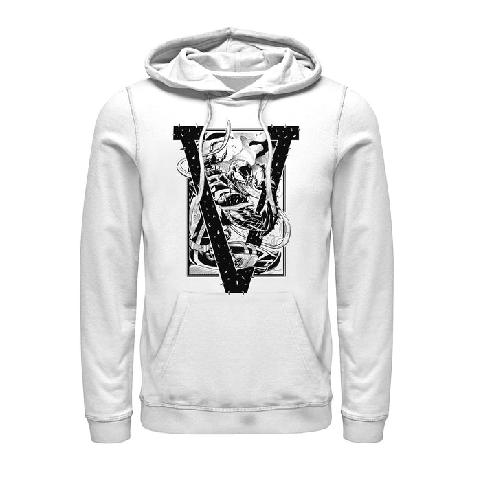fifth sun Men's Marvel V is for Venom Pull Over Hoodie