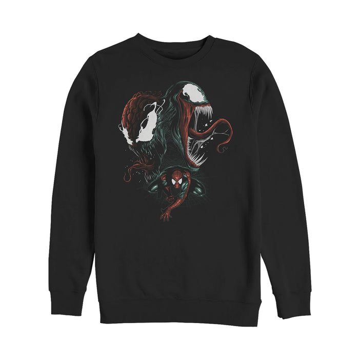 fifth sun Men's Marvel Venom Alien Symbiote Duo Sweatshirt
