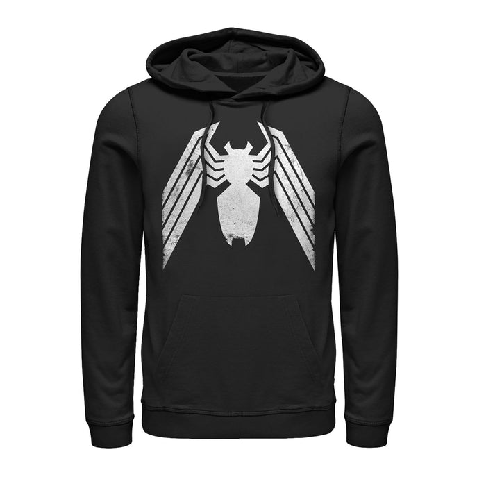 fifth sun Men's Marvel Venom Distressed Logo Pull Over Hoodie