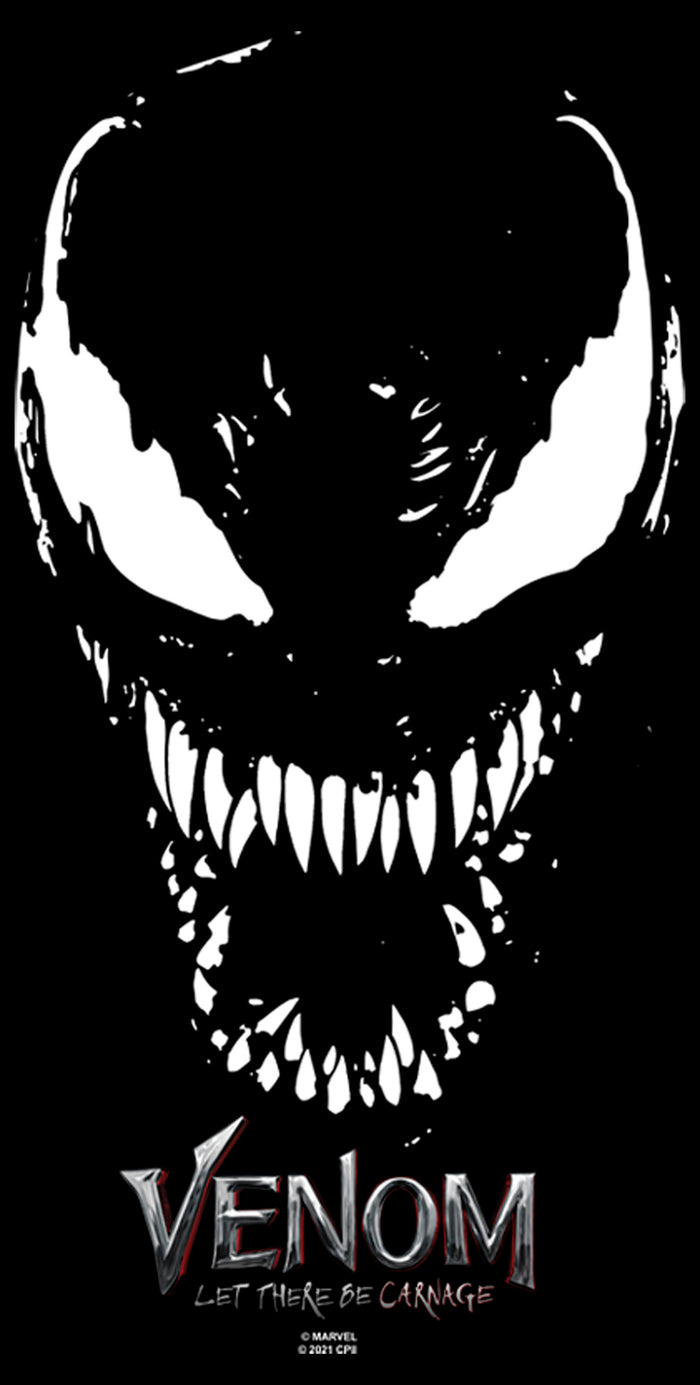 Fifth Sun Men's Marvel Venom: Let There Be Carnage Big Face Logo T-Shirt