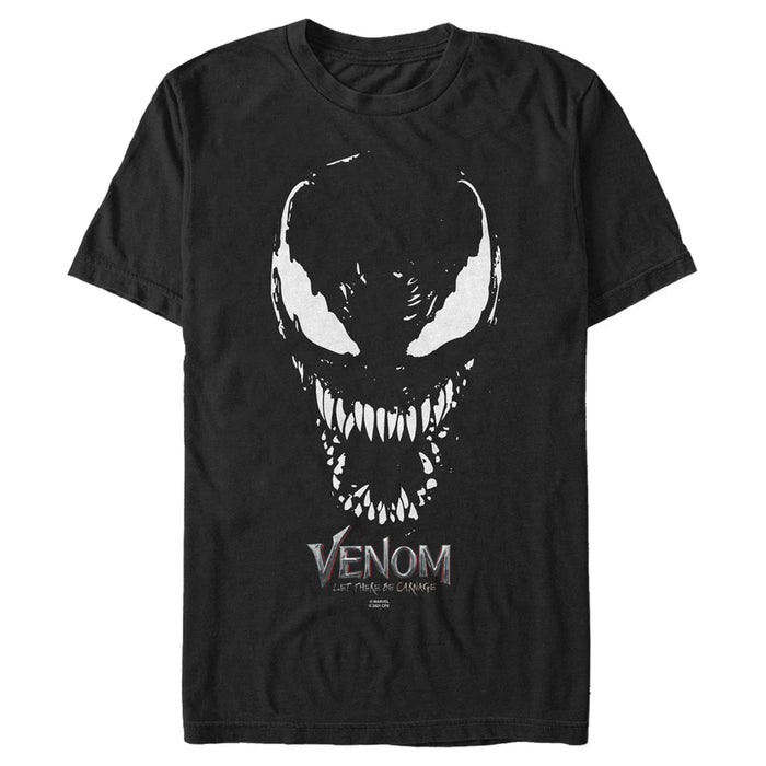 fifth sun Men's Marvel Venom: Let There be Carnage Big face Logo T-Shirt