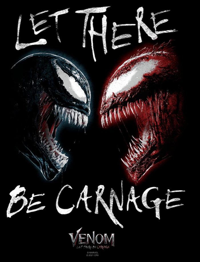 Fifth Sun Men's Marvel Venom: Let There Be Carnage Black Vs. Red T-Shirt
