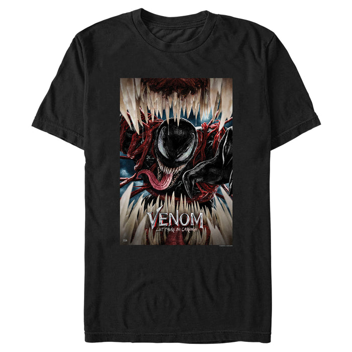 fifth sun Men's Marvel Venom: Let There be Carnage Razor Teeth T-Shirt