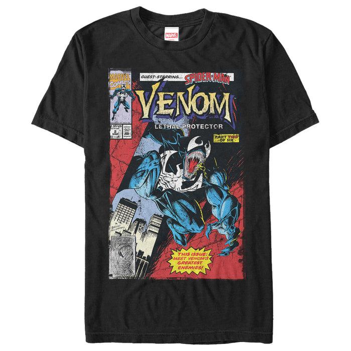 fifth sun Men's Marvel Venom Lethal Protector Greatest Enemy T-Shirt
