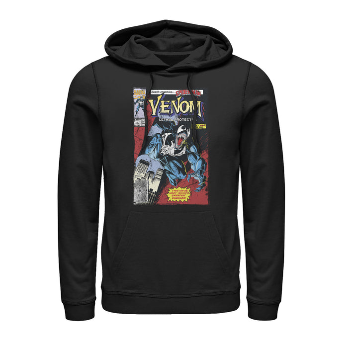 fifth sun Men's Marvel Venom Lethal Protector Greatest Enemy Pull Over Hoodie
