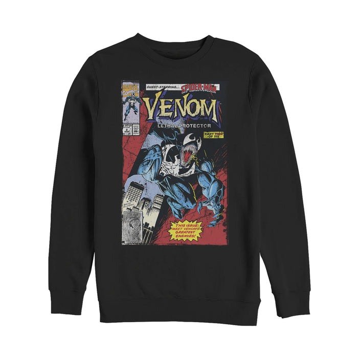 fifth sun Men's Marvel Venom Lethal Protector Greatest Enemy Sweatshirt