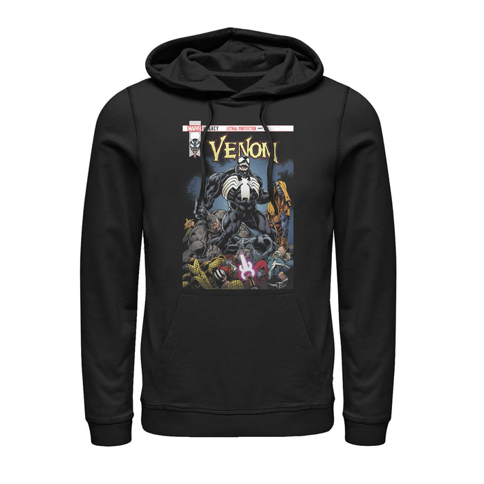 fifth sun Men's Marvel Venom Lethal Protector Pile Pull Over Hoodie