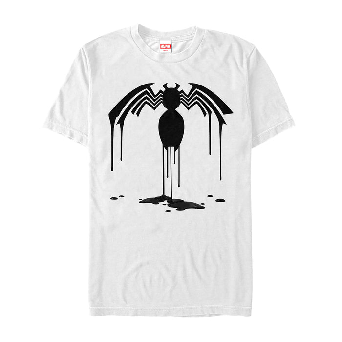 fifth sun Men's Marvel Venom Logo Drip Pattern T-Shirt
