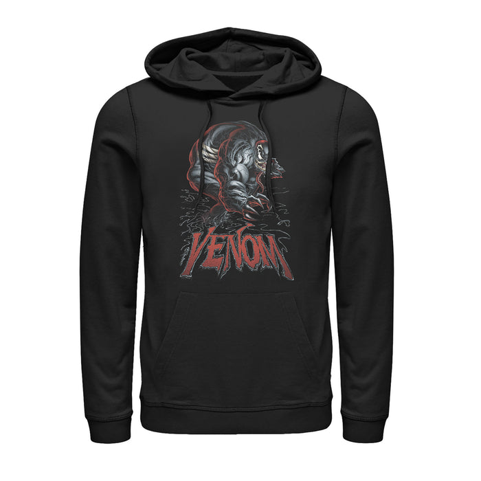 fifth sun Men's Marvel Venom Scratch Pull Over Hoodie