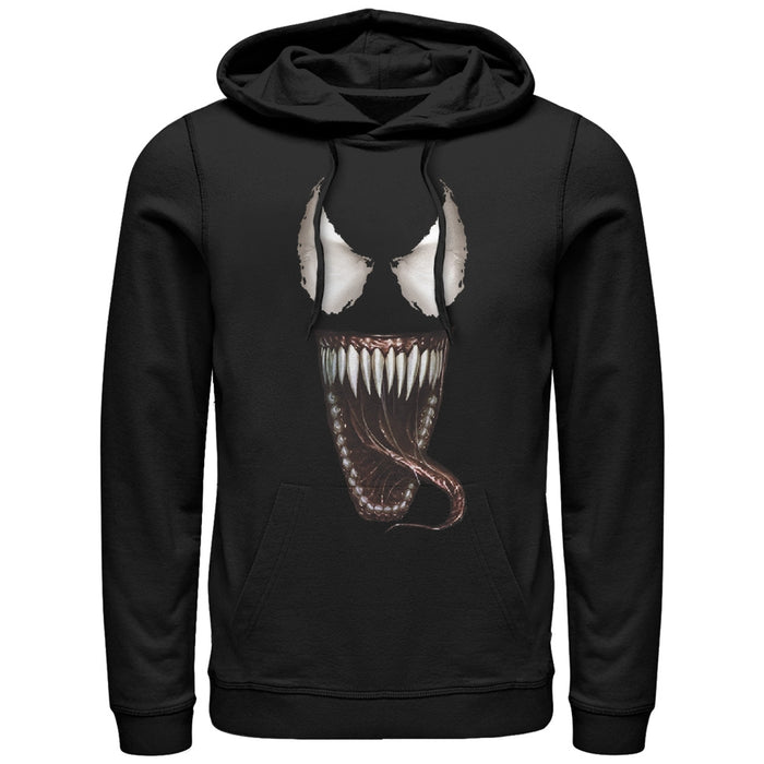 fifth sun Men's Marvel Venom Tongue Pull Over Hoodie