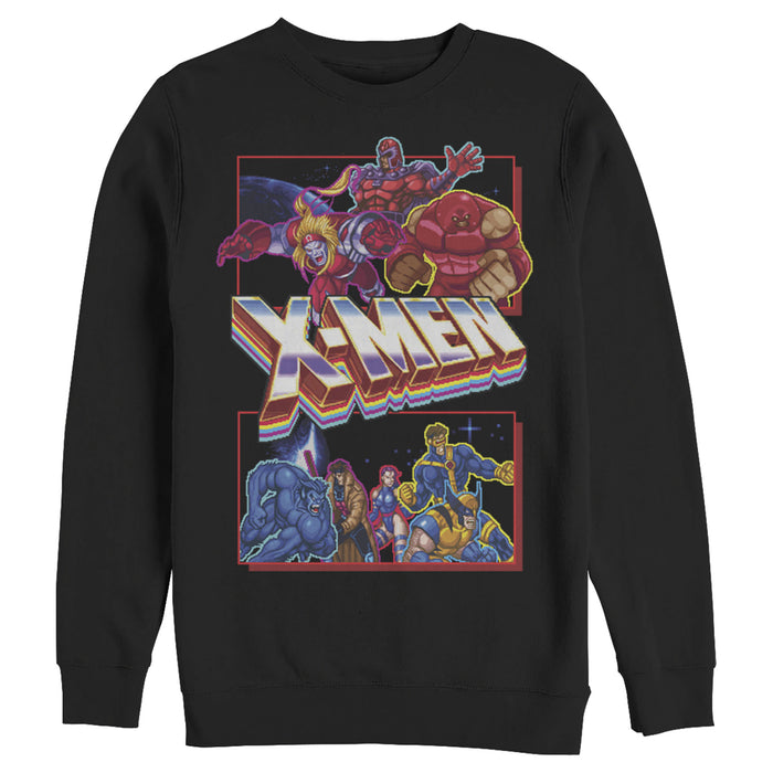 fifth sun Men's Marvel X-Men Arcade Crew Sweatshirt