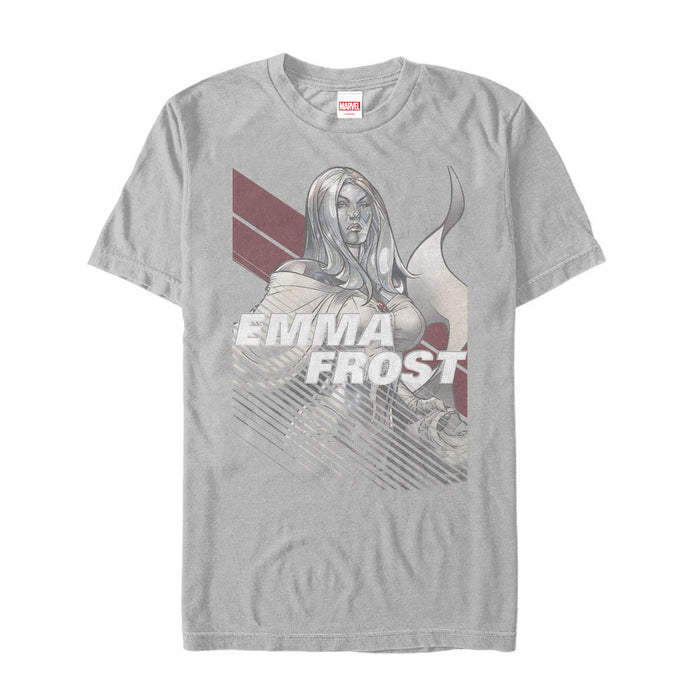 fifth sun Men's Marvel X-Men Emma Frost Stripe T-Shirt