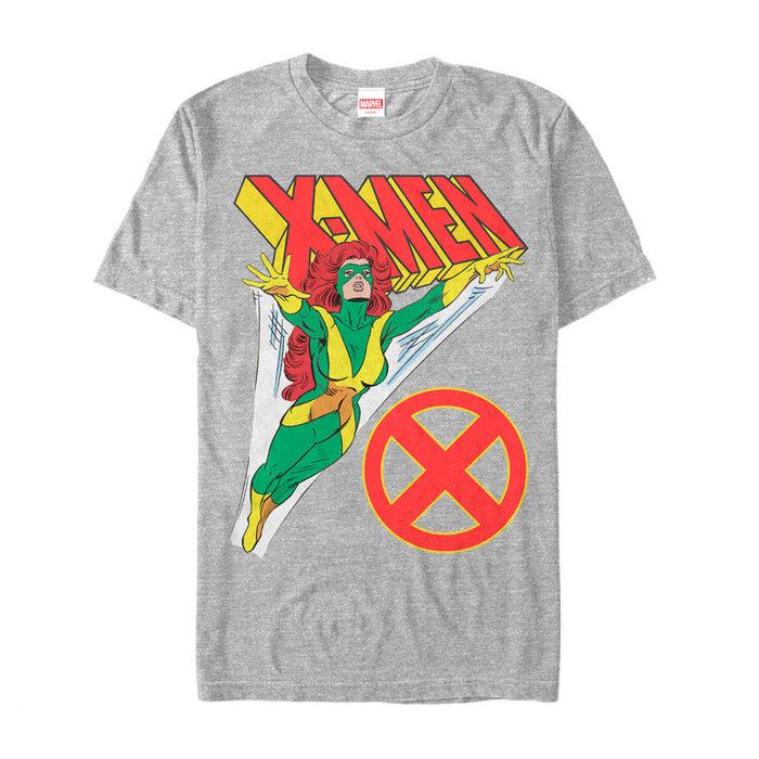 fifth sun Men's Marvel X-Men Jean Grey Flight T-Shirt