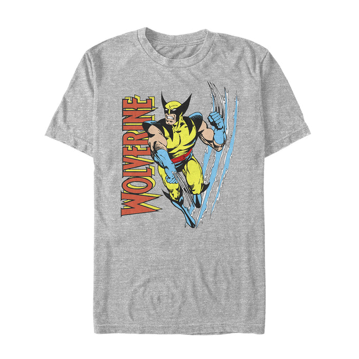 fifth sun Men's Marvel X-Men Wolverine Slash T-Shirt