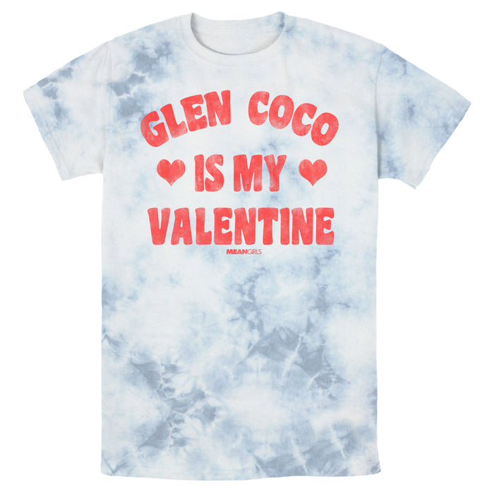 fifth sun Men's Mean Girls Distressed Glen Coco Is My Valentine T-Shirt