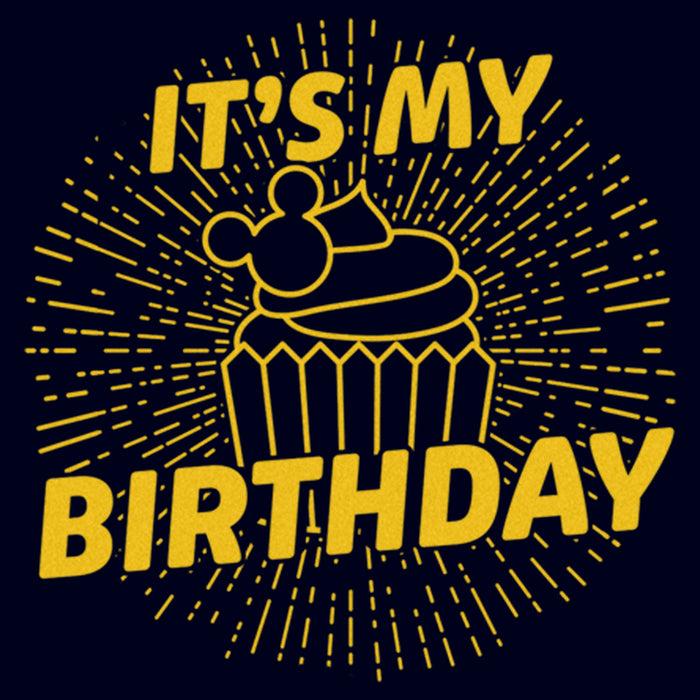 Fifth Sun Men's Mickey & Friends Birthday Cupcake T-Shirt