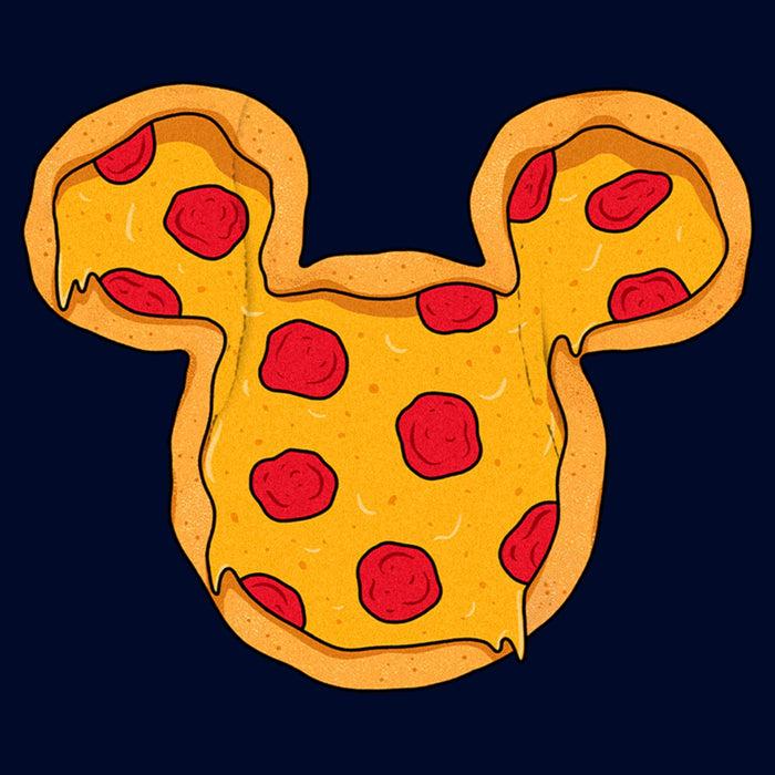 Fifth Sun Men's Mickey & Friends Pizza Logo Pull Over Hoodie