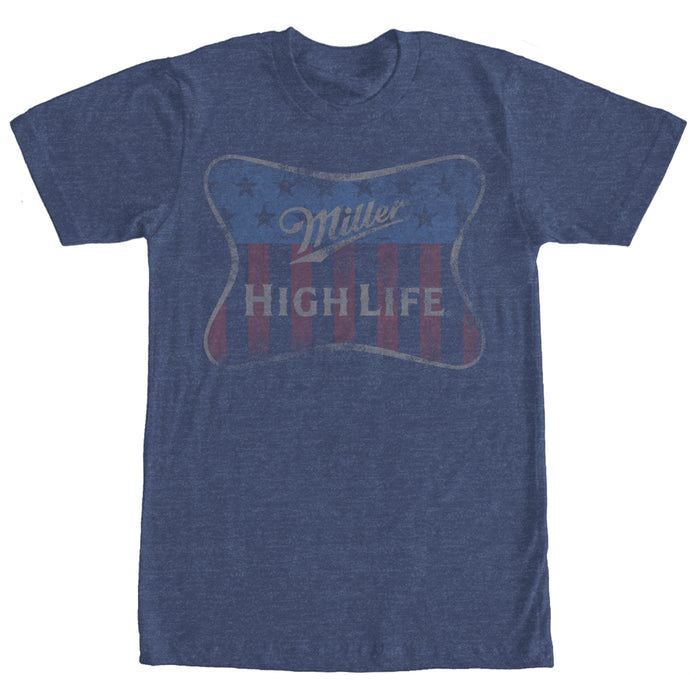 fifth sun Men's Miller High Life Miller High Life American Flag T-Shirt