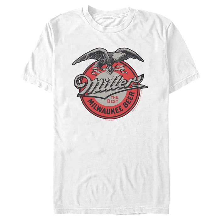 fifth sun Men's Miller High Life The Best Milwaukee Beer Logo T-Shirt
