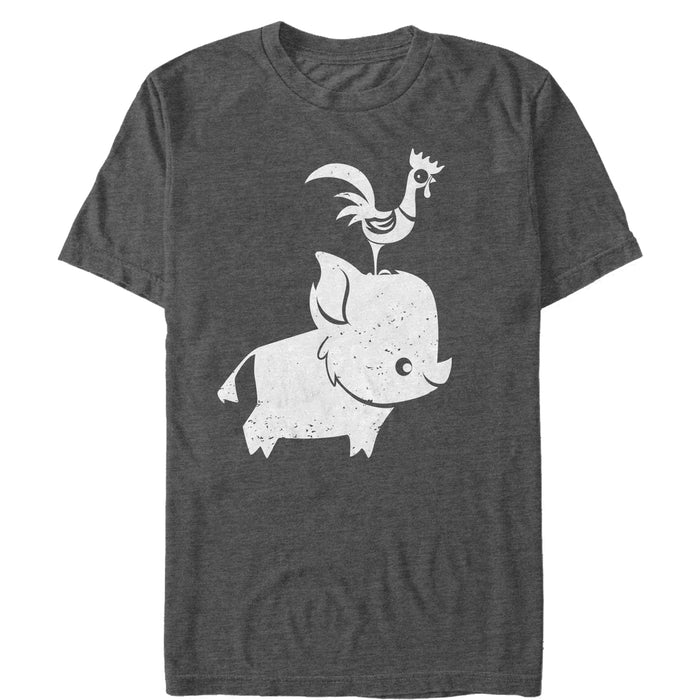 Fifth Sun Men's Moana Pua Hei Hei Silhouette T-Shirt