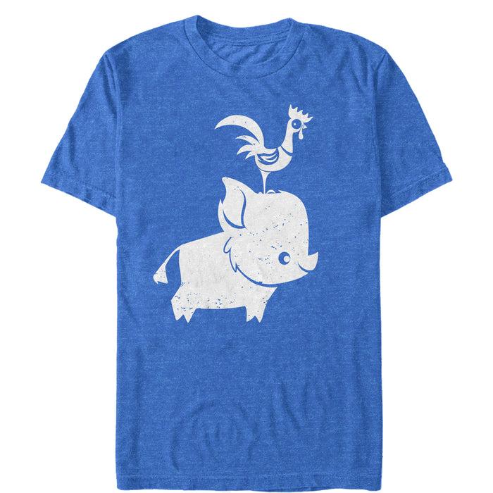 Fifth Sun Men's Moana Pua Hei Hei Silhouette T-Shirt