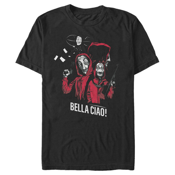 fifth sun Men's Money Heist Bella Ciao Bandits T-Shirt